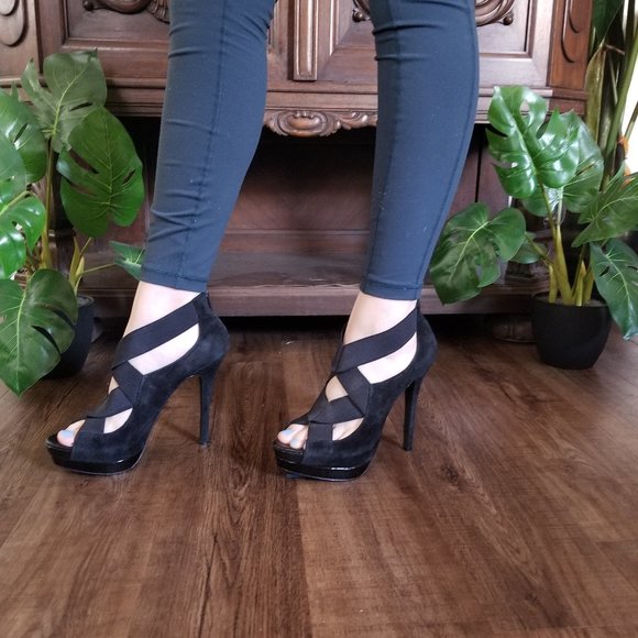 Jessica Simpson Black Heel 8.5 - Picture 1 of 7